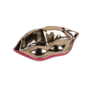 Decorazione Cuore Bocca Rituali Domestici in ceramica 21x12 cm