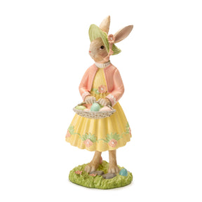 Coniglio di Pasqua Palais Royal in resina decorativa 40 cm