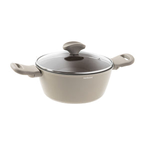 Casseruola alta Sambonet in alluminio beige e grigio 24 cm