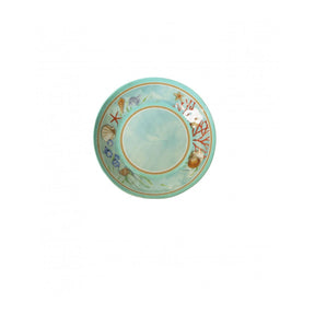Piatto fondo Reef Brandani in melamina celeste 21 cm