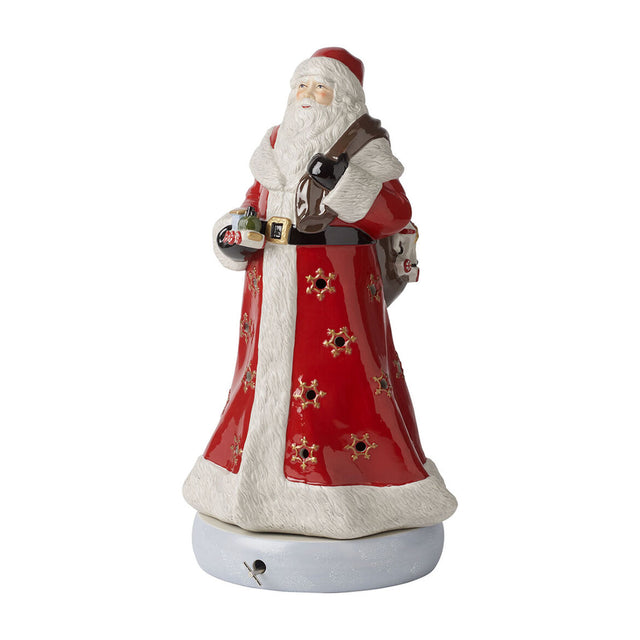 Carillon Babbo Natale Villeroy & Boch in porcellana decorata 45 cm