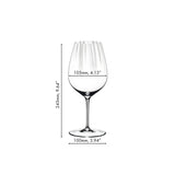 RIEDEL Performance Calice Vino Rosso Set 2 Pezzi Cabernet Merlot 834ml Cristallo