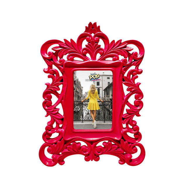 Portafoto Neopop Palais Royal in resina rosso rubino 26x35 cm