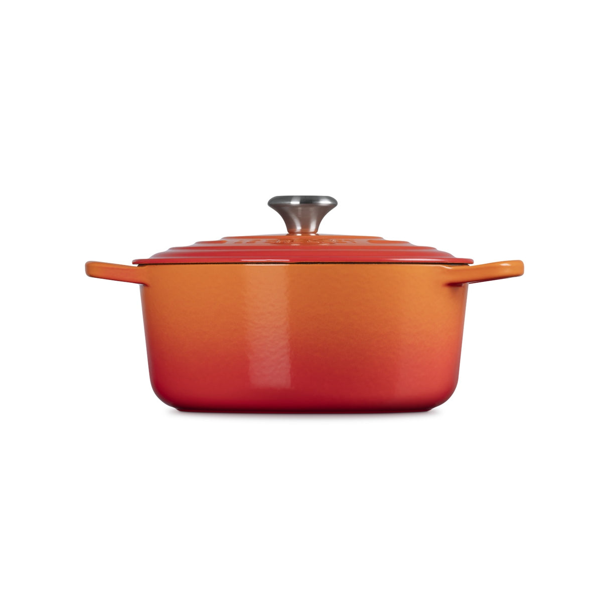 LE CREUSET Cocotte Round Evolution 26cm Orange Glazed Cast Iron