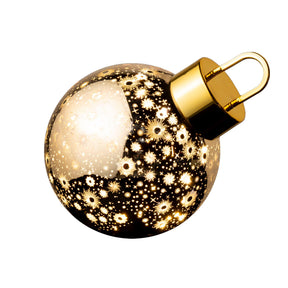 Sfera natalizia luminosa Noel by Lamart in vetro oro 20 cm
