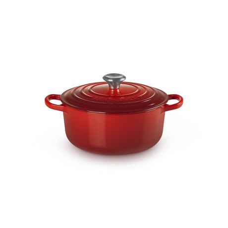 Cocotte rotonda Evolution Le Creuset in ghisa vetrificata ciliegia 20 cm