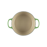 LE CREUSET Cocotte Round Evolution 24cm Green Bamboo Glazed Cast Iron