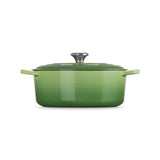 LE CREUSET Oval Cocotte Evolution 29cm Green Bamboo Glazed Cast Iron