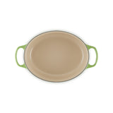 LE CREUSET Oval Cocotte Evolution 29cm Green Bamboo Glazed Cast Iron