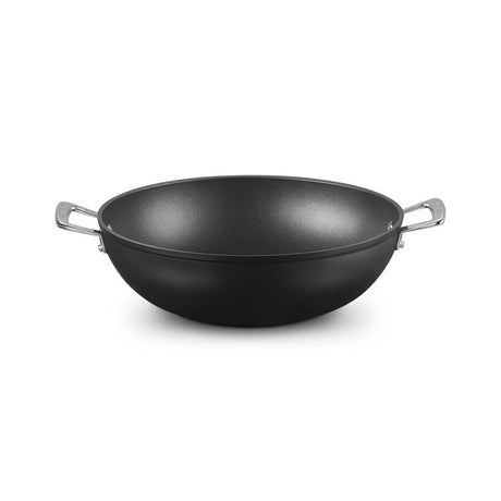 Wok antiaderente Le Creuset in alluminio con manici 32 cm