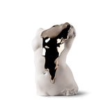 Busto femminile Eternal Fluidity Lladrò in porcellana bianca 29x20 cm