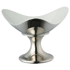 Alzata con piede Rosenthal Free Spirit in porcellana bianca 25x32 cm