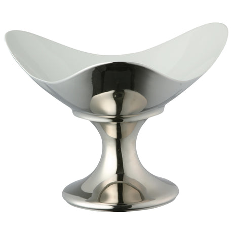 Alzata con piede Rosenthal Free Spirit in porcellana bianca 25x32 cm