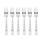 Set 6 forchette dessert Jungle Sambonet in acciaio inox decorato