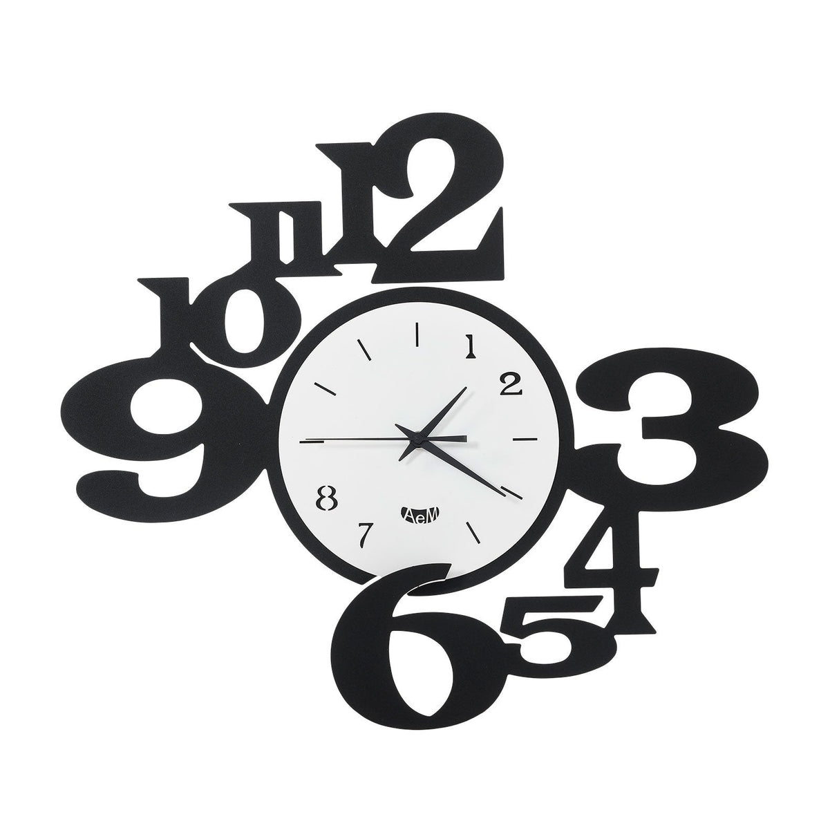 Orologio da parete King Arti e Mestieri in metallo geometrico 45x45 cm