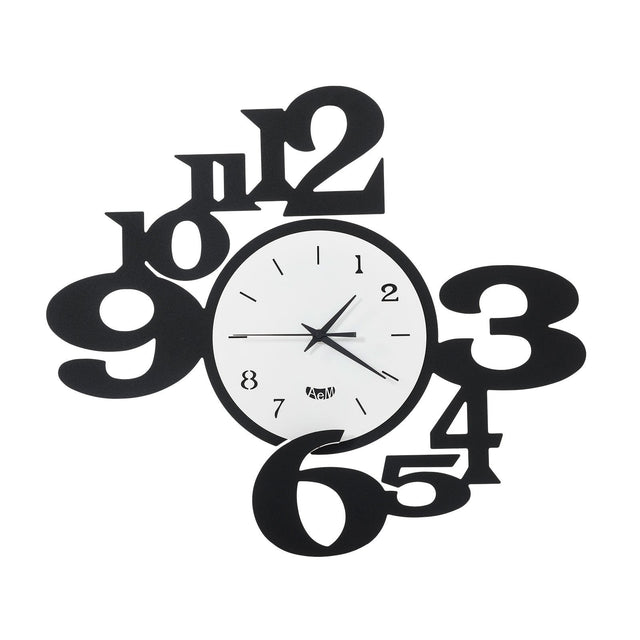 Orologio da parete King Arti e Mestieri in metallo geometrico 45x45 cm