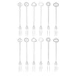 Set 12 forchette dessert Sambonet acciaio inox decoro moresco
