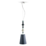 Lampada a sospensione Belle de Nuit Lladrò in porcellana 170x23 cm
