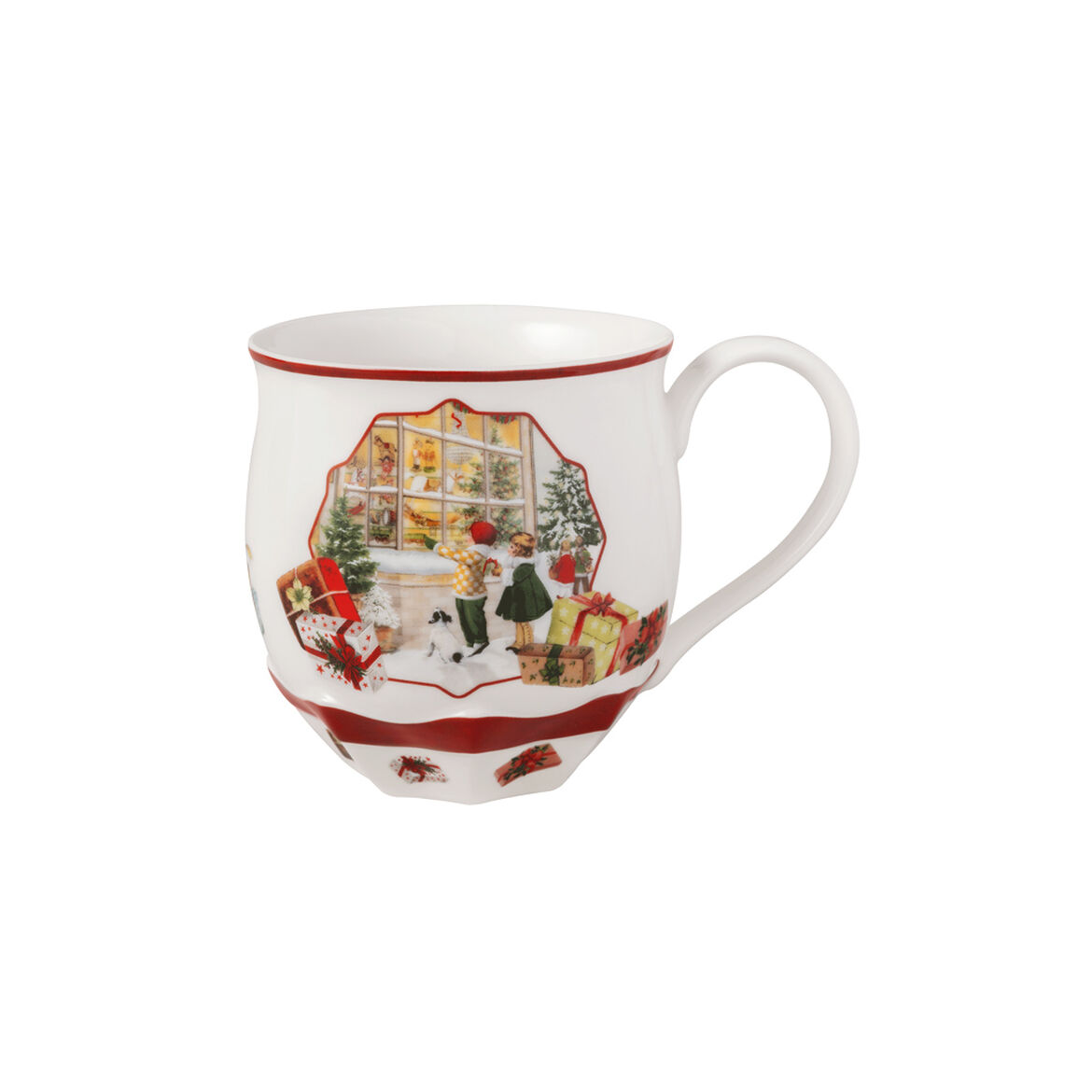 Tazza Toy's Fantasy Villeroy & Boch in porcellana con rilievo natalizio