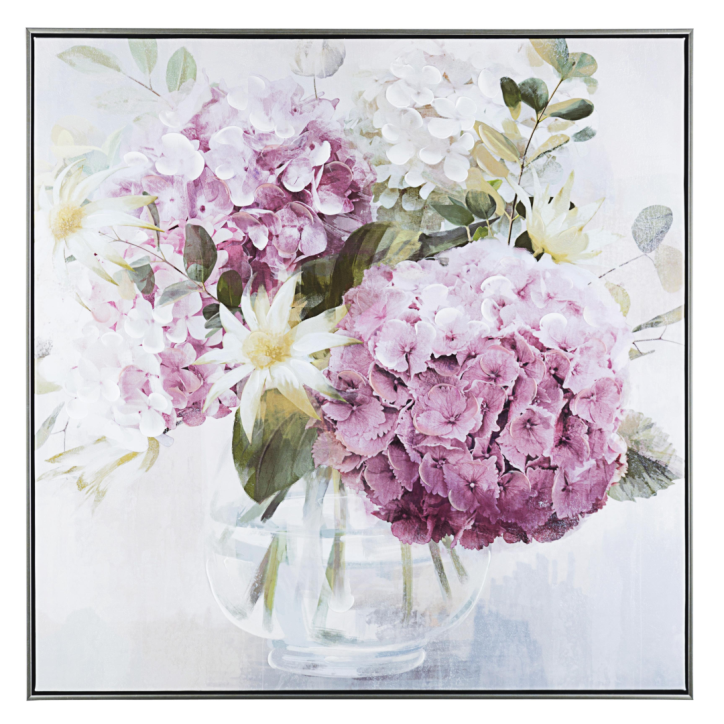 Quadro dipinto a mano Bizzotto su tela con cornice in plastica 82,5 cm