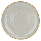 Vassoio Concerto Rose & Tulipani in stoneware con bordo dorato 32 cm