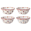 Set 4 ciotole Toy's Delight Villeroy & Boch in porcellana decorata 15 cm