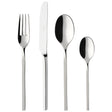 Set posate NewWave Villeroy & Boch acciaio inox 24 pezzi design sinuoso