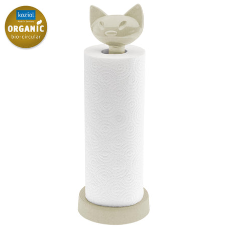 Portarotoli gatto Miaou Koziol in materiale termoplastico sabbia 26 cm