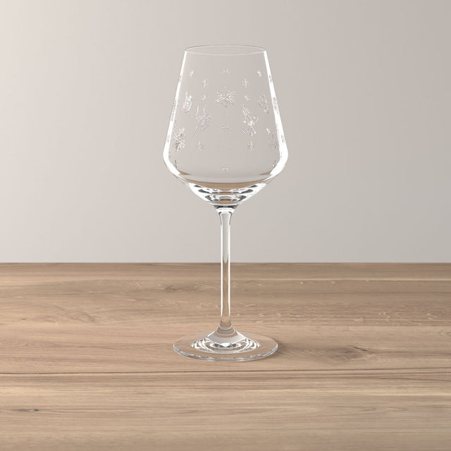 Calici vino Toy's Delight Villeroy & Boch in cristallo con decori 22,7 cm