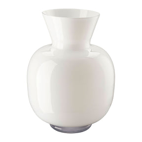 Vaso Anna Rosenthal in vetro bianco altezza 34 cm