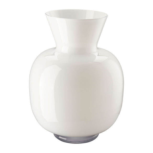 Vaso Anna Rosenthal in vetro bianco altezza 34 cm