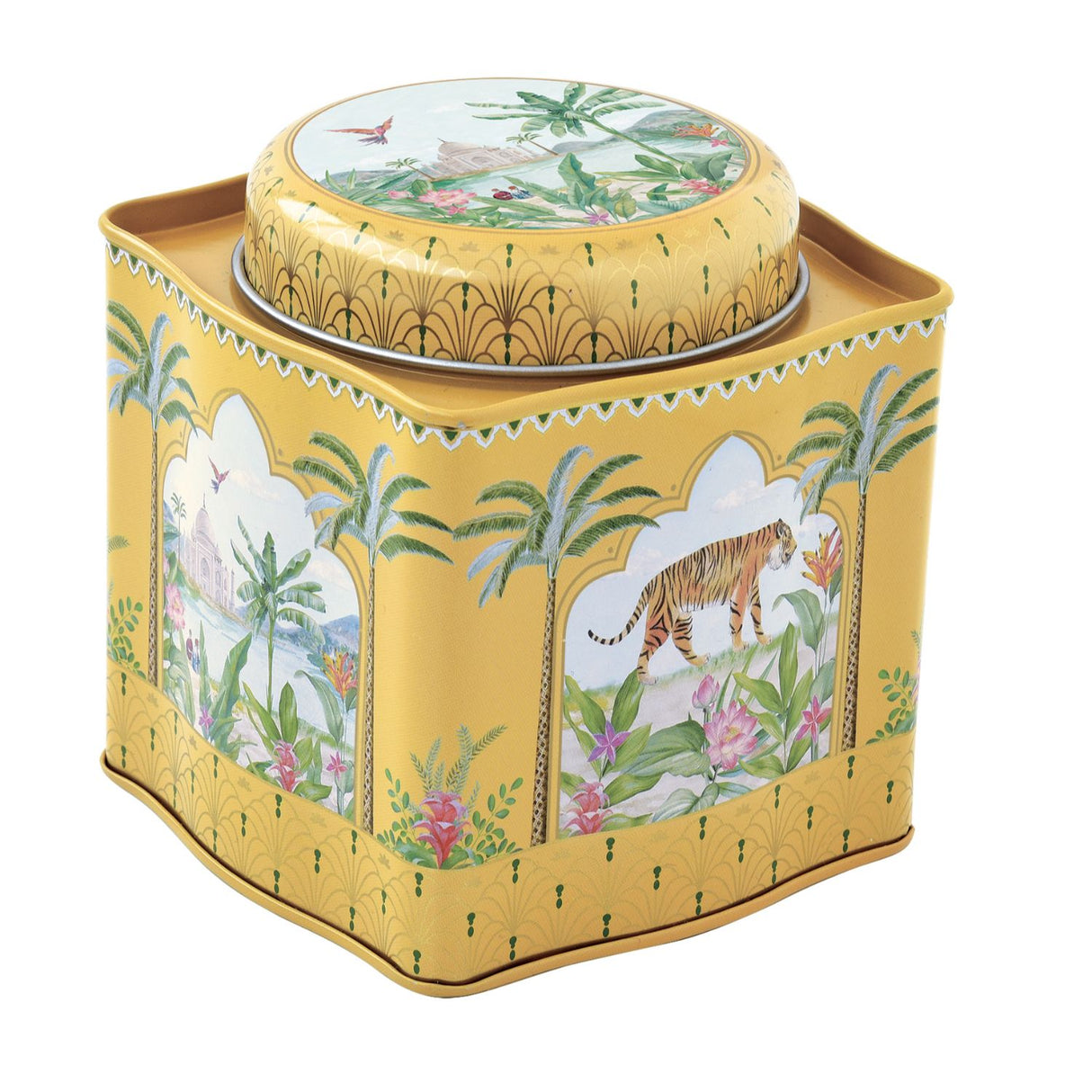 EASY LIFE Paradise Sauvage Tin Tea Box 10.5x10.5cm