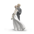 Statuetta Amore Eterno Lladrò in porcellana 23x12 cm