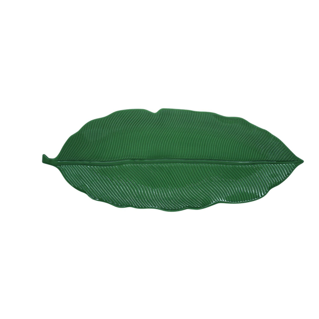 Insalatiera Foglia Leaves Easy Life in porcellana 47x19 cm