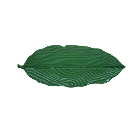Insalatiera Foglia Leaves Easy Life in porcellana 47x19 cm
