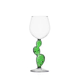ICHENDORF Desert Plants Cactus Set 6 Pieces Goblets 9cm 350ml Borosilicate Glass