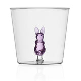 ICHENDORF Animal Farm Set 6 Pezzi Tumbler Bicchieri 8,5cm 350ml Vetro Borosilicato