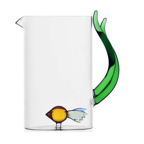Brocca Animal Farm Ichendorf in vetro borosilicato con decoro 19 cm