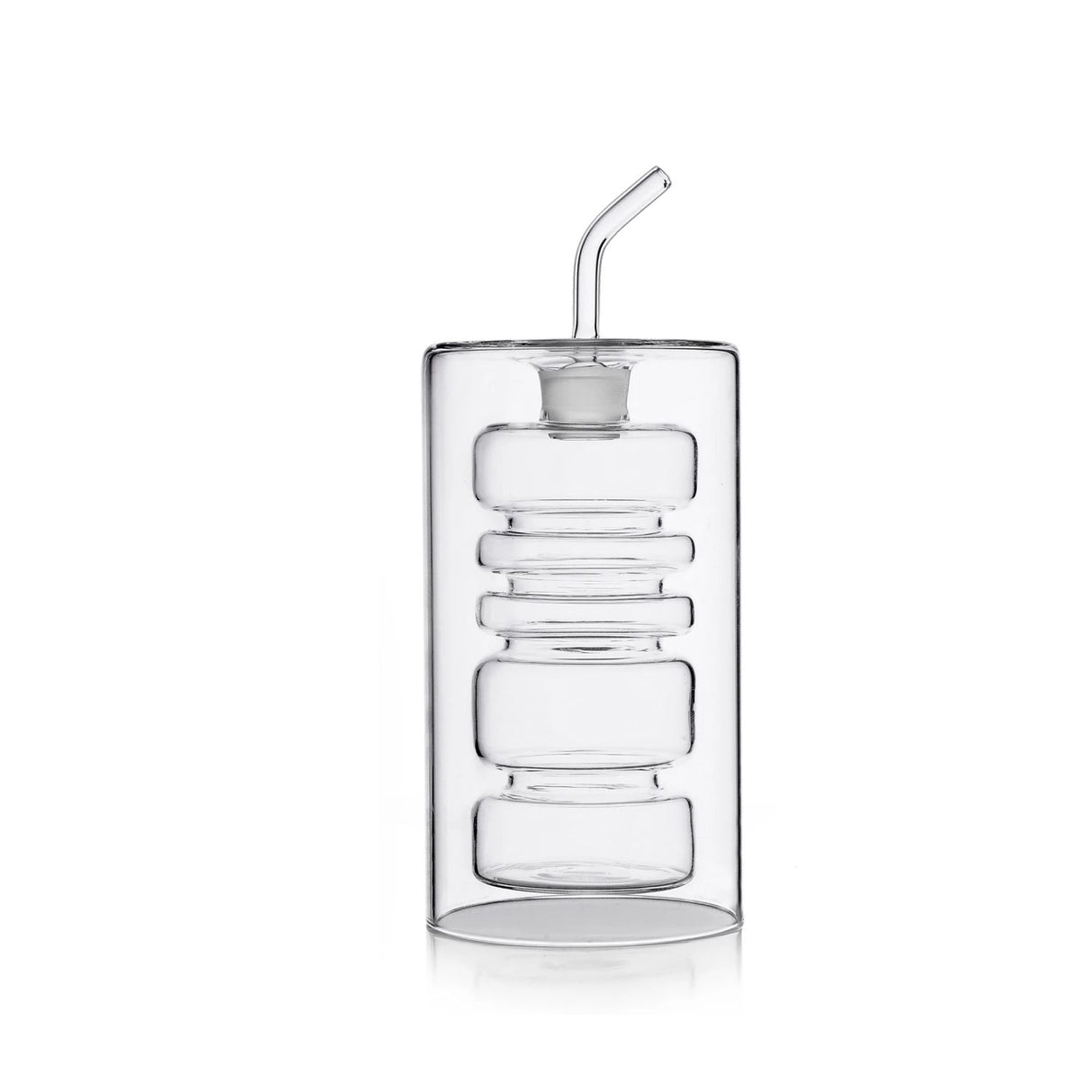 Oliera Rings Ichendorf in vetro borosilicato con anelli interni 220 ml