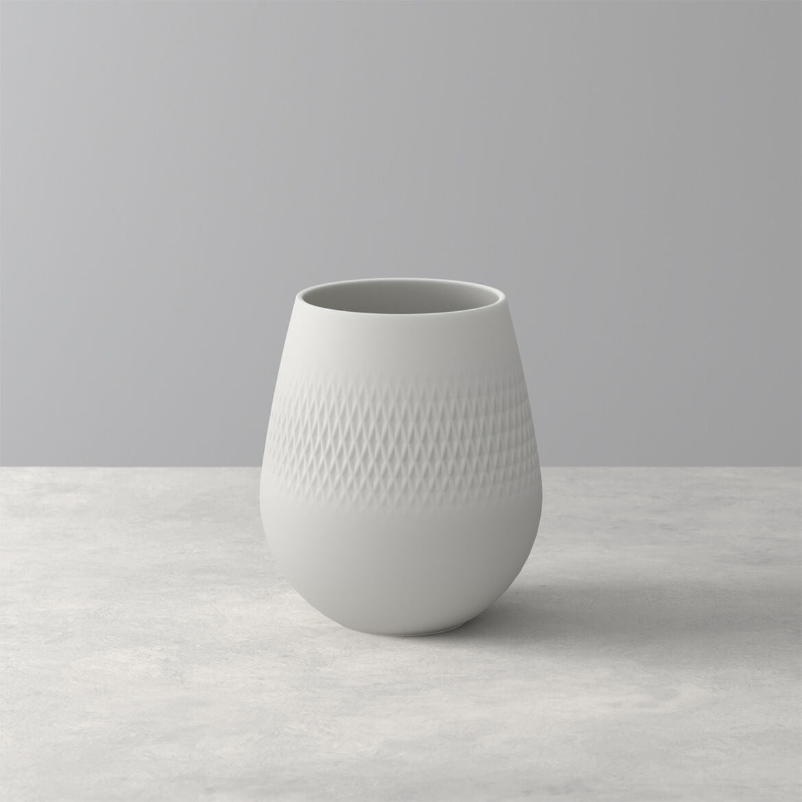 Vaso Carré Manufacture Collier Villeroy & Boch in porcellana opaca 14 cm