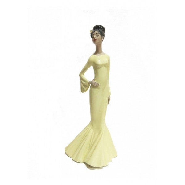 Statuina Notte di Gala NAO in porcellana decorata a mano 36 cm