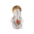 Statuina Sacro Cuore di Gesù Lladrò in porcellana opaca 40x26 cm