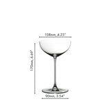 RIEDEL Veritas Set 2 Pieces Champagne Cocktail Cup 240ml 17cm Crystal 6449/09