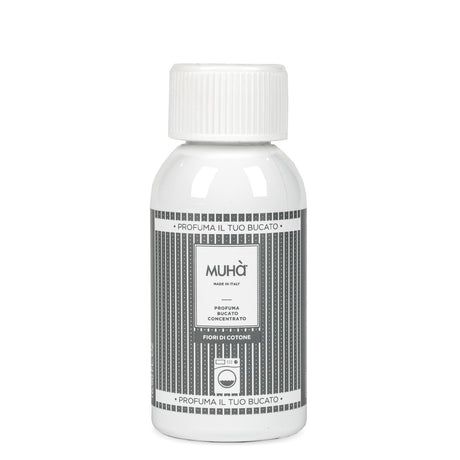 Flacone profumo bucato Muhà Fiori di Cotone 100 ml in vetro trasparente