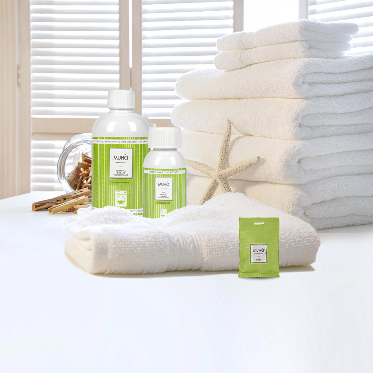MUHA' Profumo Bucato Lavatrice 100ml Fitness Power