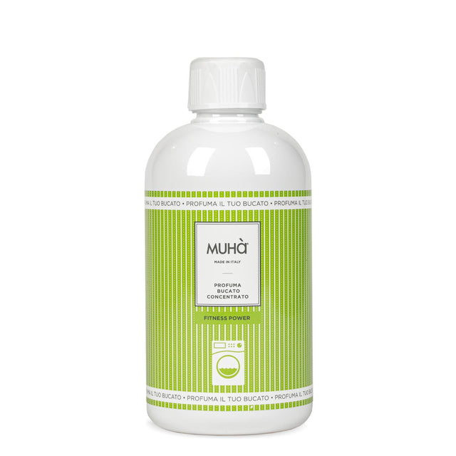 Flacone profumo bucato Muha Fitness Power 400ml fragranza sportiva