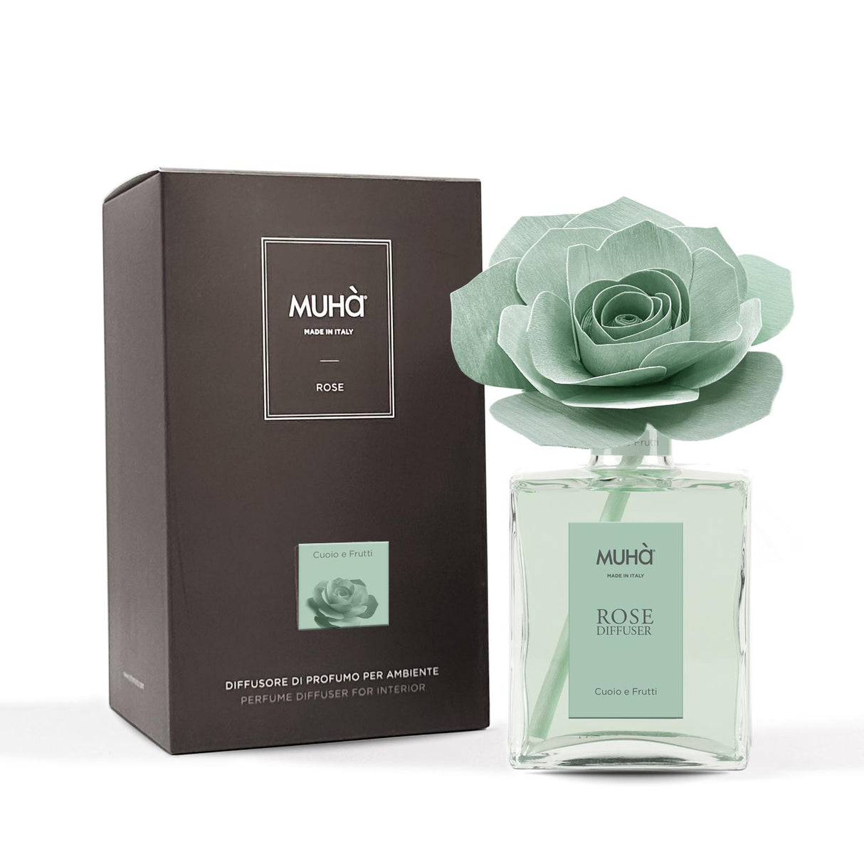 MUHA' Rosa 200ml Air Freshener Leather and Fruit Diffuser