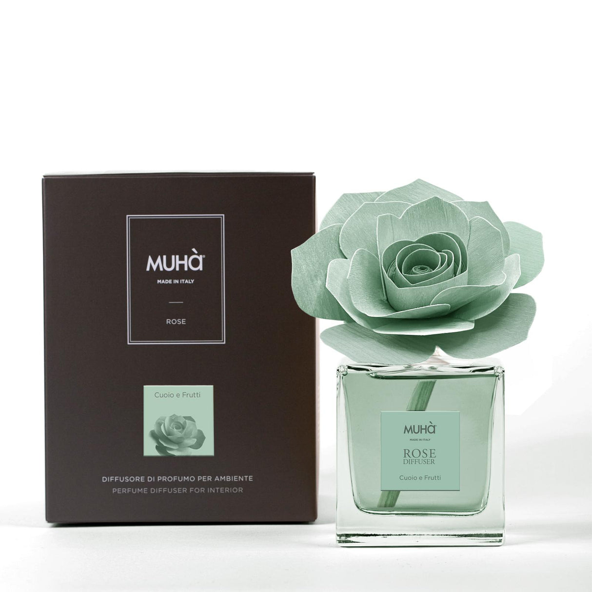 MUHA' Rosa 100ml Air Freshener Leather and Fruit Diffuser