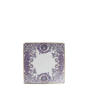 Ciotola quadrata Versace Le Grand Divertissement in porcellana viola 18 cm