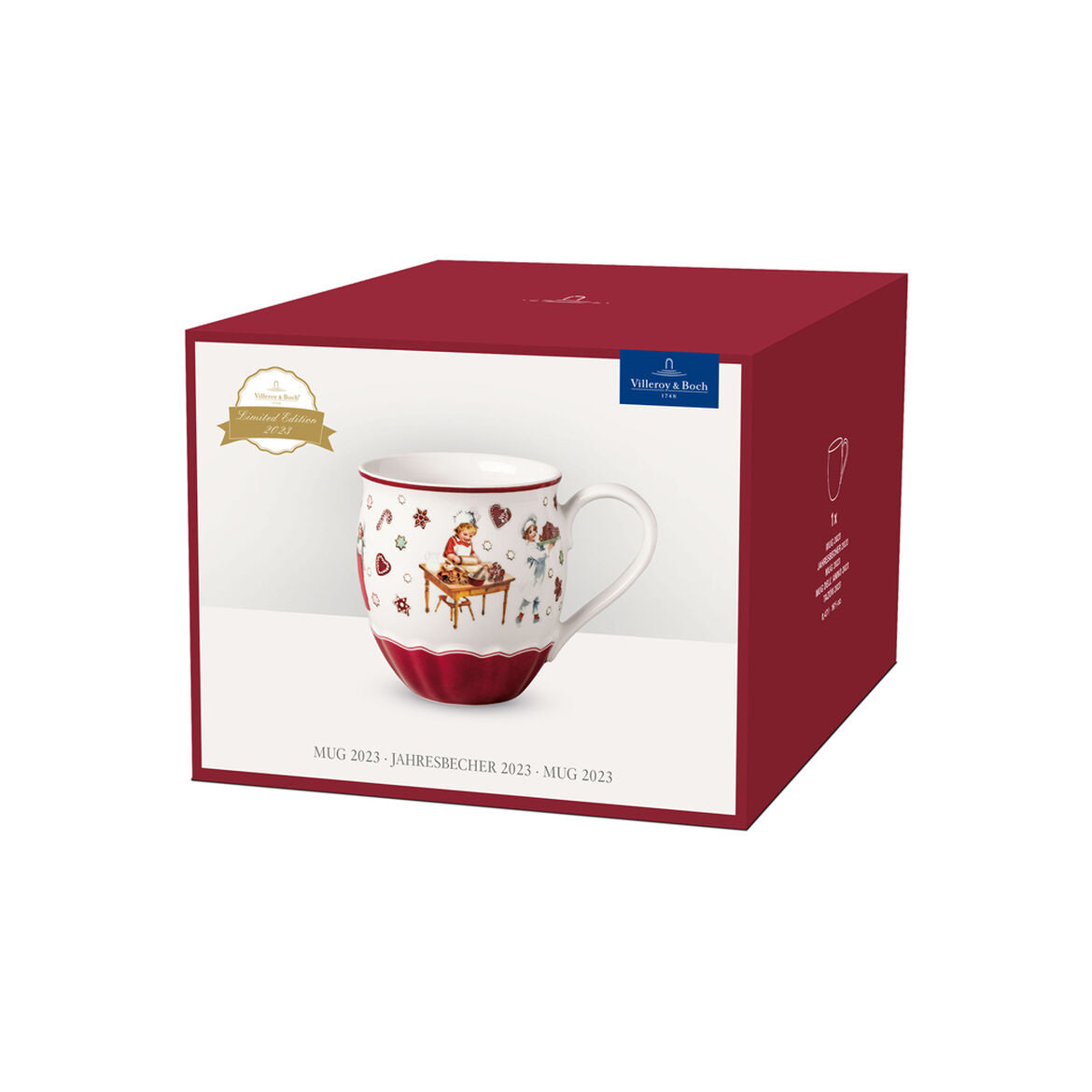 VILLEROY &amp; BOCH Annual Christmas Edition 2023 Mug MUG 380ml Porcelain Christmas Table